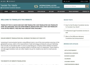 How translateth.is looks like on a tablet such as an iPad.