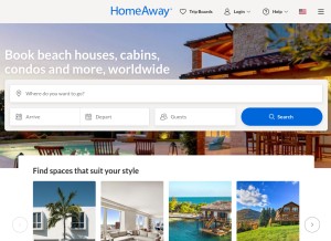 How travelmob.com looks like on a tablet such as an iPad.