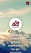How traversedlp.com looks like on a mobile device such as an iPhone.