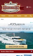 How trawlerforum.com looks like on a mobile device such as an iPhone.