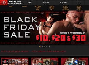 How treasureislandmedia.com looks like on a tablet such as an iPad.