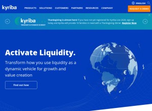 How treasury-factory.com looks like on a tablet such as an iPad.