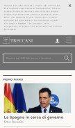 How treccani.it looks like on a mobile device such as an iPhone.