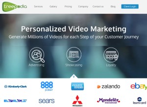 How treepodia.com looks like on a tablet such as an iPad.