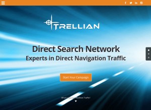 How trellian.com looks like on a tablet such as an iPad.