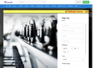 How triansh.com looks like on a tablet such as an iPad.