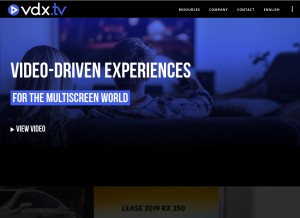 How tribalfusion.com looks like on a tablet such as an iPad.