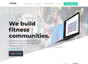 How triib.com looks like on a tablet such as an iPad.