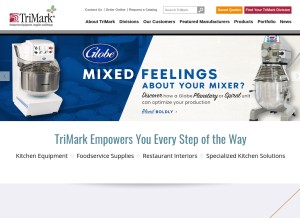 How trimarkusa.com looks like on a tablet such as an iPad.