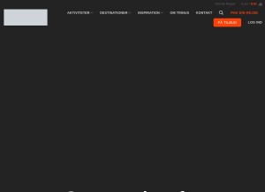 How trinusrejser.dk looks like on a tablet such as an iPad.