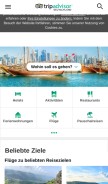 How tripadvisor.de looks like on a mobile device such as an iPhone.