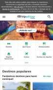 How tripadvisor.es looks like on a mobile device such as an iPhone.