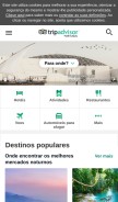 How tripadvisor.pt looks like on a mobile device such as an iPhone.