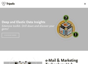How tripolis.com looks like on a tablet such as an iPad.
