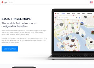 How tripomatic.com looks like on a tablet such as an iPad.