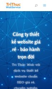 How trithucweb.com.vn looks like on a mobile device such as an iPhone.