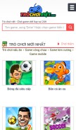 How trochoiviet.com looks like on a mobile device such as an iPhone.