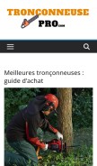 How tronconneusespro.com looks like on a mobile device such as an iPhone.