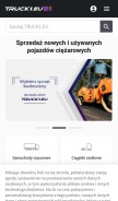 How truck1-pl.com looks like on a mobile device such as an iPhone.