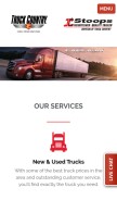How truckcountry.com looks like on a mobile device such as an iPhone.