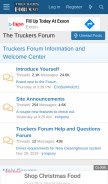 How truckersforum.net looks like on a mobile device such as an iPhone.