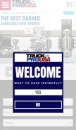 How truckprousa.com looks like on a mobile device such as an iPhone.