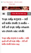How tructiepkqxs.com looks like on a mobile device such as an iPhone.