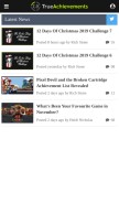 How trueachievements.com looks like on a mobile device such as an iPhone.