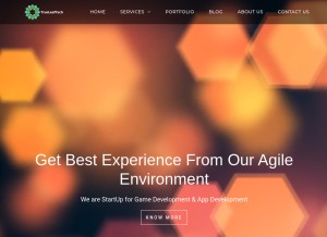 How trueleaftech.com looks like on a tablet such as an iPad.