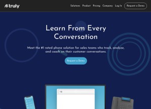 How trulywireless.com looks like on a tablet such as an iPad.