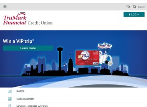 How trumarkonline.org looks like on a tablet such as an iPad.
