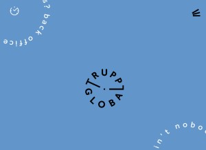 How truppglobal.com looks like on a tablet such as an iPad.