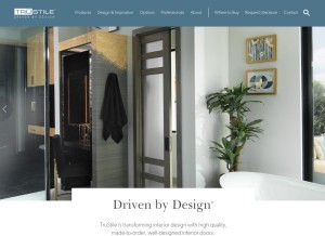 How trustile.com looks like on a tablet such as an iPad.