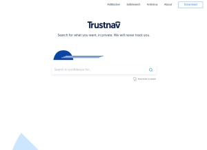 How trustnav.com looks like on a tablet such as an iPad.