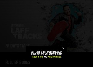 How trutv.com looks like on a tablet such as an iPad.