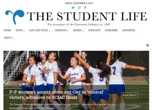 How tsl.news looks like on a tablet such as an iPad.