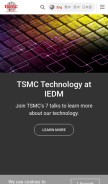 How tsmc.com looks like on a mobile device such as an iPhone.