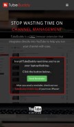 How tubebuddy.com looks like on a mobile device such as an iPhone.