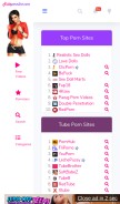 How tubepornlist.com looks like on a mobile device such as an iPhone.