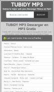 How tubidy-mp3.cc looks like on a mobile device such as an iPhone.