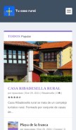 How tucasaruralasturias.com looks like on a mobile device such as an iPhone.
