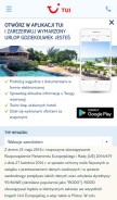 How tui.pl looks like on a mobile device such as an iPhone.