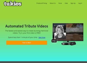 How tukios.com looks like on a tablet such as an iPad.