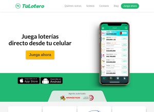 How tulotero.mx looks like on a tablet such as an iPad.