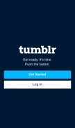 How tumblr.com looks like on a mobile device such as an iPhone.
