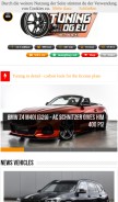 How tuningblog.eu looks like on a mobile device such as an iPhone.