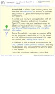 How tunnelblick.net looks like on a mobile device such as an iPhone.