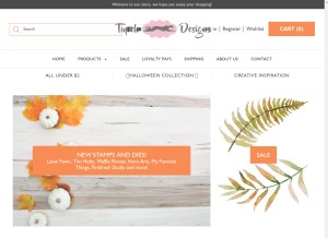 How tupelodesignsllc.com looks like on a tablet such as an iPad.