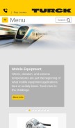 How turck.us looks like on a mobile device such as an iPhone.