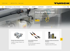 How turck.us looks like on a tablet such as an iPad.